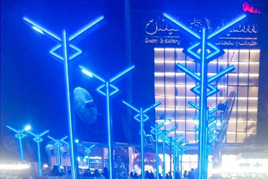 Irak-aluminium profil lysstang